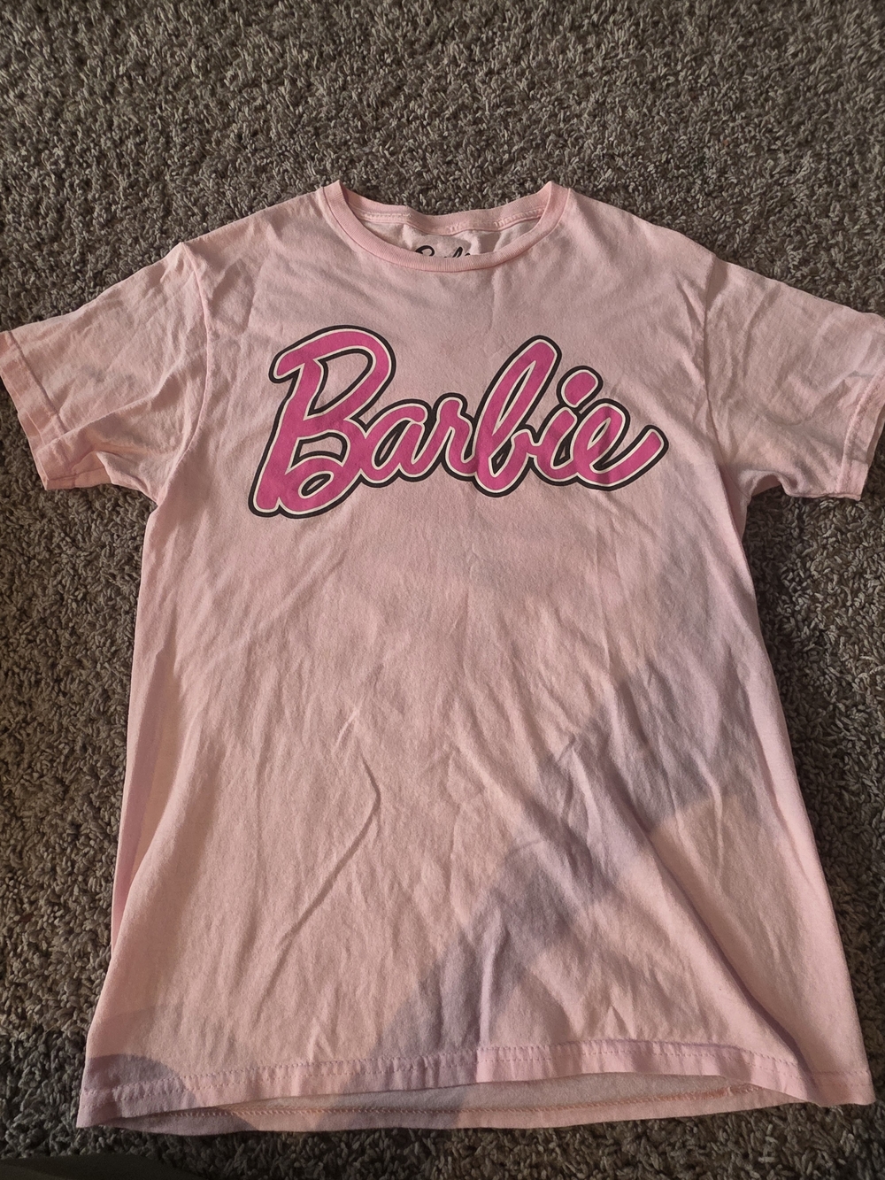 Barbie Light Pink Logo Tee